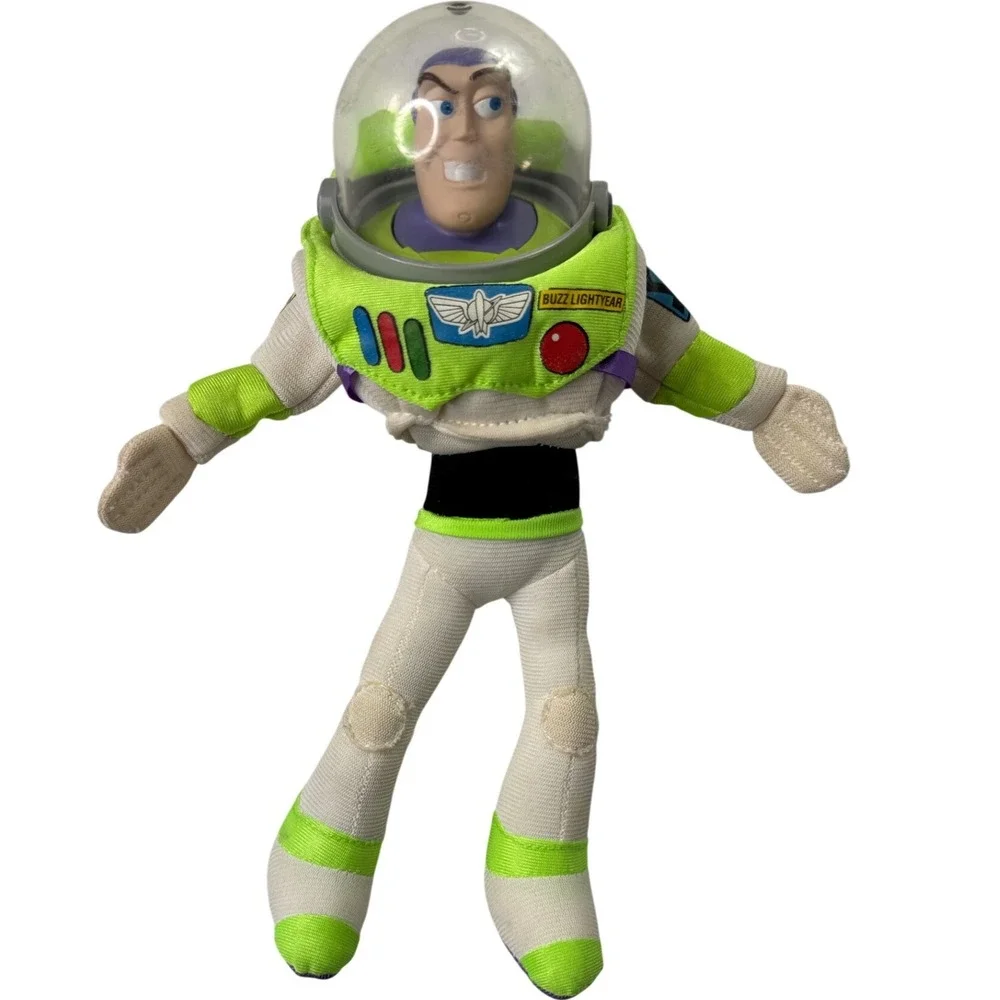 Vintage‎ Disney Pixar Buzz Lightyear Burger King Plush Toy Space Ranger Figure